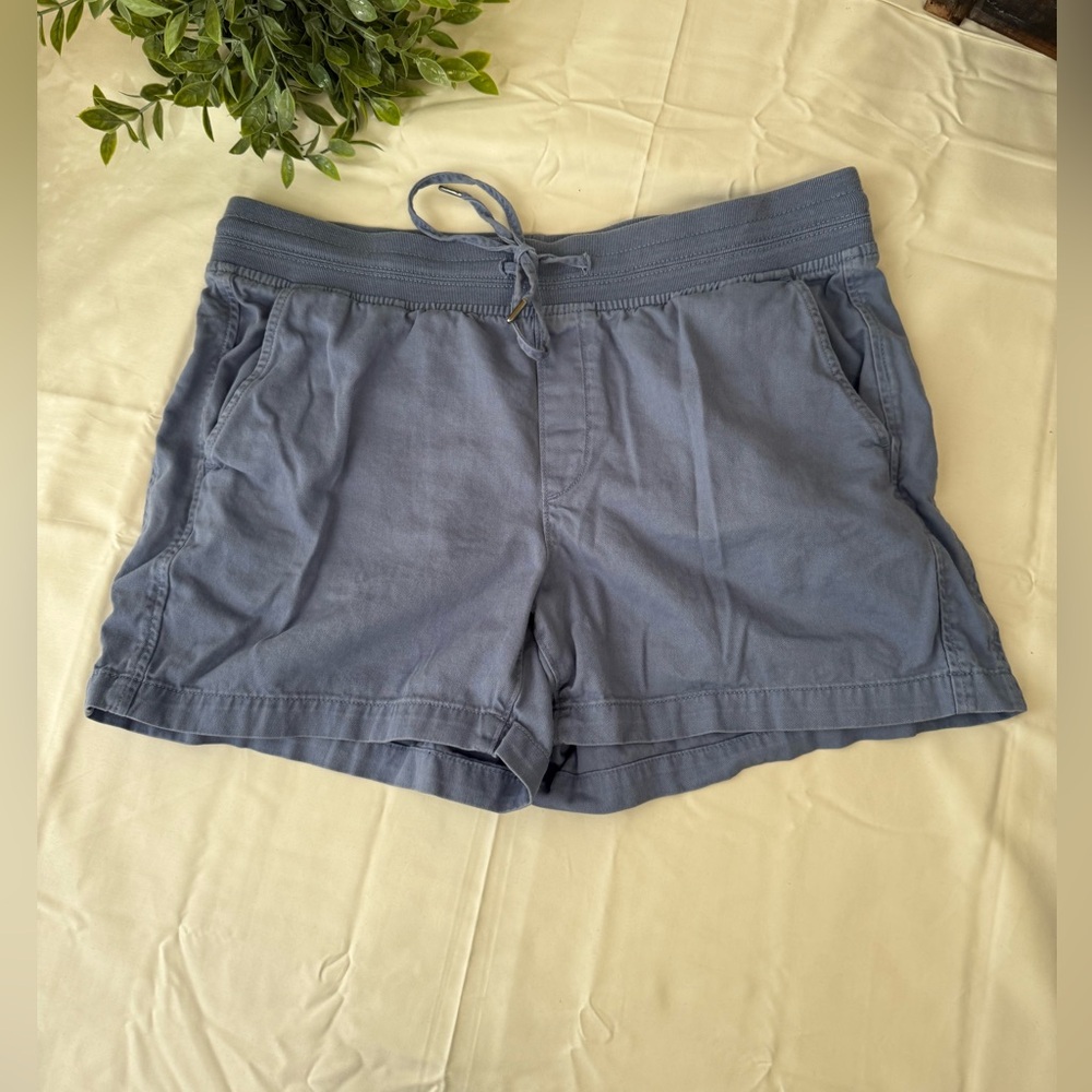 Orvis cotton blend shorts periwinkle size large